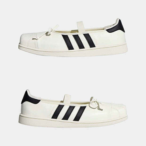 レディース アディダス ジェニー スーパースター SQ バレエシューズ orw25　オフホワイト×コアブラック　【adidas originals|アディダスオリジナルス】lb3786