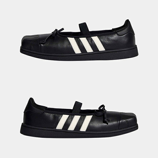 レディース アディダス ジェニー スーパースター SQ バレエシューズ orw25　コアブラック×オフホワイト　【adidas originals|アディダスオリジナルス】lb3787