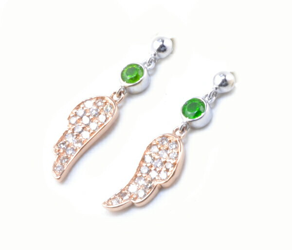 K18グリーンガーネット0.20c...