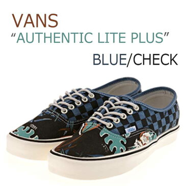 AUTHENTIC LITE PLUS BLUE/PARROTS/CHECK【バンズ】 【超軽量】【VN0004OQIJ6】 シューズ