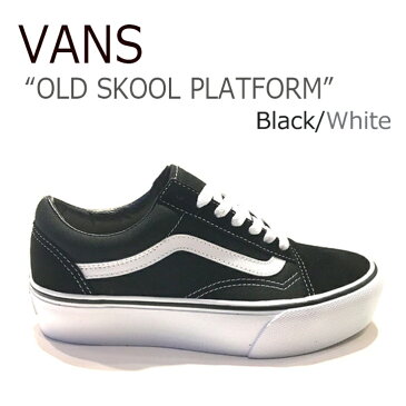 バンズ オールドスクール スニーカー VANS レディース Old Skool Platform プラットフォーム Black White ブラック 厚底 VN0A3B3UY28 FLVNAA1W12 シューズ