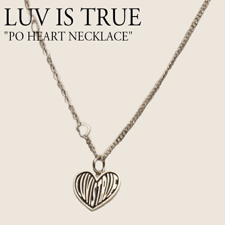 uCYgD[ lbNX LUV IS TRUE fB[X PO HEART NECKLACE po n[g lbNX SILVER Vo[ ؍ANZT[ 4301806 ACC