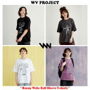 WVvWFNg TVc WV PROJECT K̔X Y fB[X BUNNY WEBE HALF SLEEVE T-SHIRTS oj[ EFu n[v X[u TVc DARK GRAY _[NO[ BLACK ubN PALE PURPLE y[p[v WHITE zCg MJST7718 EFA