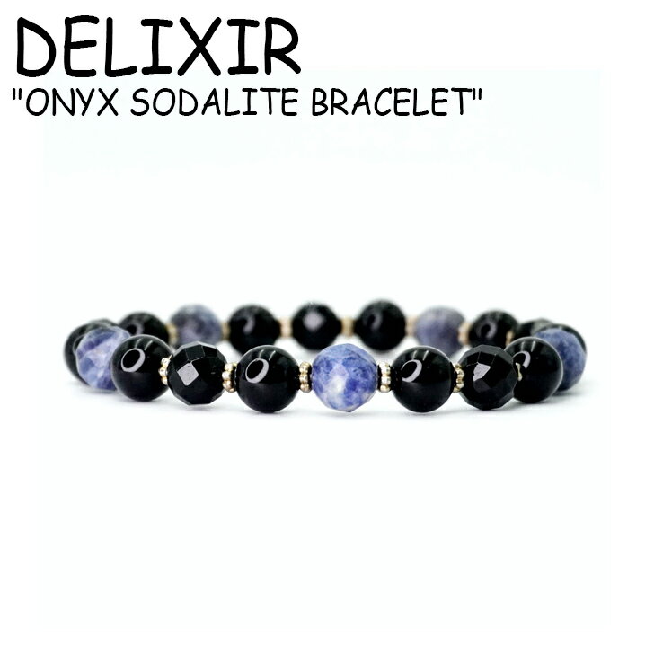 fNT[ uXbg DELIXIR Y fB[X ONYX SODALITE BRACELET IjLX \[_Cg BLACK ubN ؍ANZT[ ACC