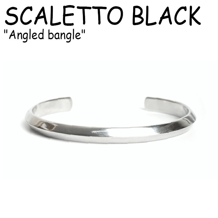 åȥ֥å Х󥰥 ֥쥹å SCALETTO BLACK  ǥ Angled bangle 󥰥 NONE Ρ ڹ񥢥꡼ SCB092 ACC
