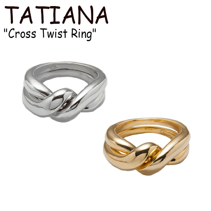 ^`Ai O w TATIANA Y fB[X Cross Twist Ring NX cCXg GOLD S[h RHODIUM WE ؍ANZT[ 569666 ACC