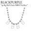 【BTS ジョングク SEVENTEEN 着用】ブラックパープル ネックレス BLACKPURPLE メンズ レディース 4p Big Ball Chain BBBB Necklace 4p ビッグ ボール チェーン bbbb ネックレス SILVER シルバー 韓国アクセサリー N0064 ACC