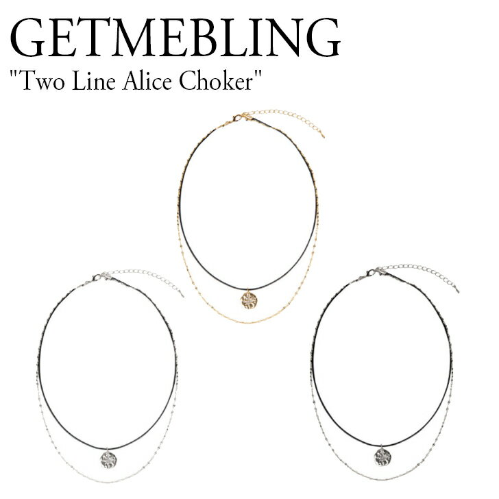 Qbg~[uO lbNX GETMEBLING fB[X Two Line Alice Choker c[ C AX `[J[ GOLD S[h SILVER Vo[ DARK SILVER _[N Vo[ ؍ANZT[ 301100647 ACC