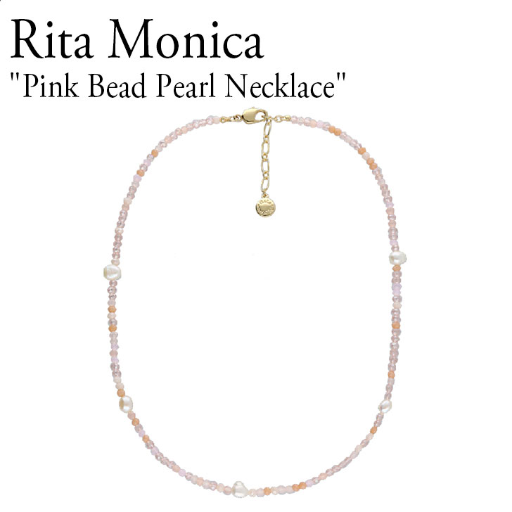 ^jJ lbNX Rita Monica fB[X Pink Bead Pearl Necklace sN r[Y p[ lbNX PINK sN ؍ANZT[ RF4-B2WN19 ACC