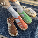 G[eBeB T_ ATT. fB[X Espadrilles Sandals GXph[ T_ BLACK ubN BROWN uE IVORY AC{[ ORANGE IW GREEN O[ 1480238 ؍ V[Y