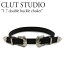 クラットスタジオ チョーカー レザー 太め 黒 CLUT STUDIO レディース 1 7 double buckle choker 17 ダブル バックル チョーカー BLACK ブラック 韓国アクセサリー 17dbbcch ACC