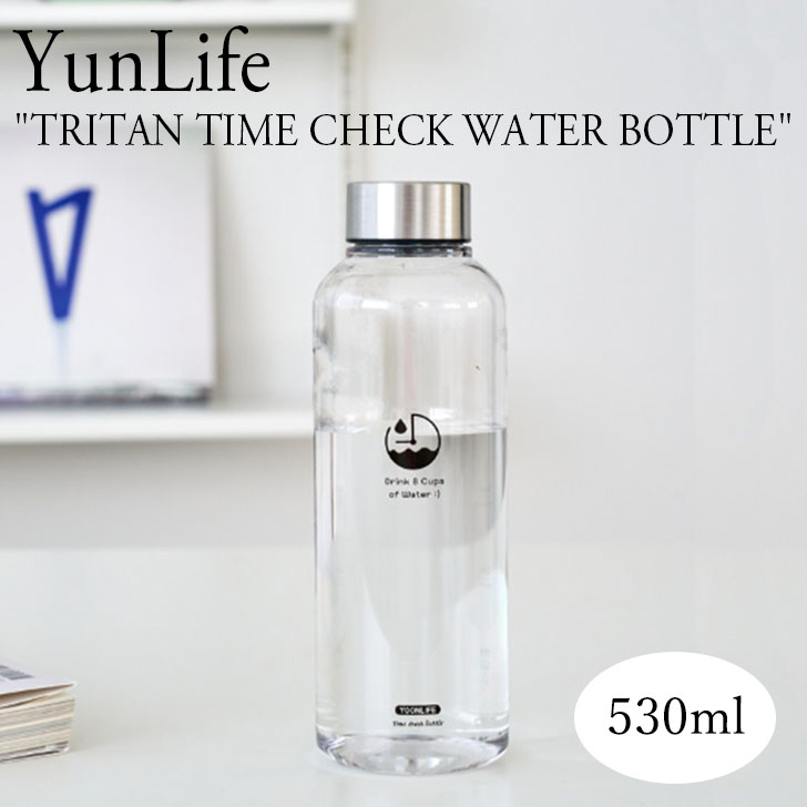 Ct {g t  {gP[X YunLife fB[X TRITAN TIME CHECK WATER BOTTLE 530ml gC^ ^C `FbN EH[^[ }C{g N[ NA W K  ̂ Vv ϔM ϗ RpNg  CLEAR 5628199085 530 ACC