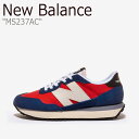 j[oX Xj[J[ New Balance Y fB[X MS 237 AC RED bh BLUE u[ MS237AC V[Y yÁzgpi