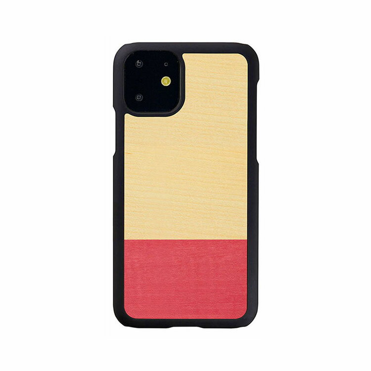 iPhone11 ケース iPhone 11 ケース 天然木 Man&Wood Miss match マンアンドウッド ミスマッチ アイフォン 背面 カバー スマホケース 木製 お取り寄せ