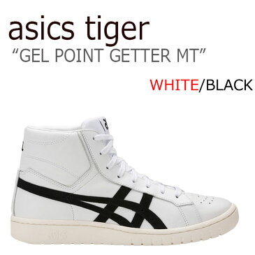 アシックス スニーカー asics メンズ レディース アシックスタイガー ゲル ポイントゲッターMT ASICS TIGER GEL-PTG MT WHITE ホワイト BLACK ブラック HL7W4-0190 シューズ