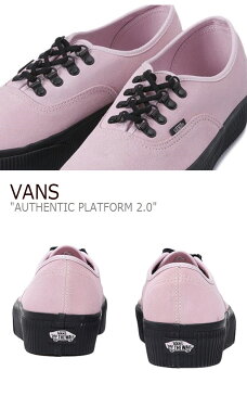 バンズ オーセンティック スニーカー VANS レディース AUTHENTIC PLATFORM 2.0 プラットフォーム2.0 (EMBOSS)Pink エンボスピンク 厚底 VN0A3AV8QB1 シューズ