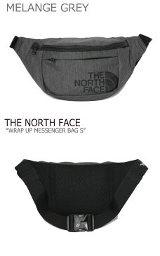 ノースフェイス ウエストポーチ THE NORTH FACE メンズ レディース WRAP UP MESSENGER BAG S ラップアップ メッセンジャーバッグS BLACK MELANGE GREY ブラック グレー NN2PK13J/K バッグ 【中古】未使用品