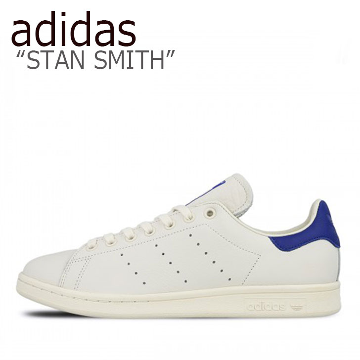 アディダス スタンスミス スニーカー adidas メンズ レディース STAN SMITH スタンスミス WHITE BLUE ホワイト ブルー B37899 シューズ 【中古】未使用品