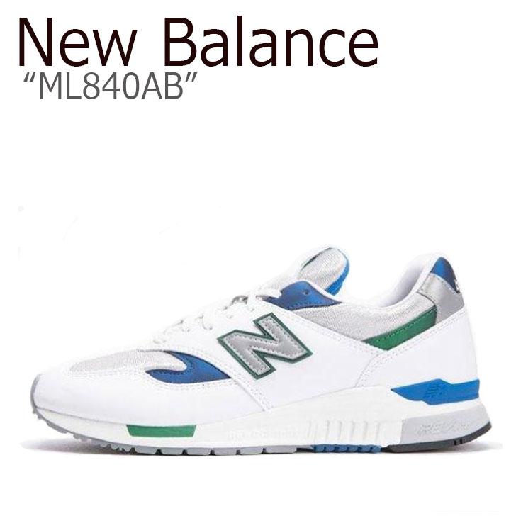 ニューバランス 840 スニーカー New Balance メンズ レディース ML 840 AB New Balance840 WHITE ホワイト ML840AB シューズ 【中古】未使用品