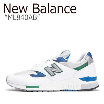 ニューバランス 840 スニーカー New Balance メンズ レディース ML 840 AB New Balance840 WHITE ホワイト ML840AB シューズ 【中古】未使用品