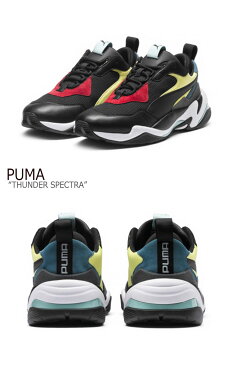 プーマ スニーカー PUMA メンズ レディース THUNDER SPECTRA サンダー スペクトラ BLACK ブラック 36751601 シューズ 【中古】未使用品