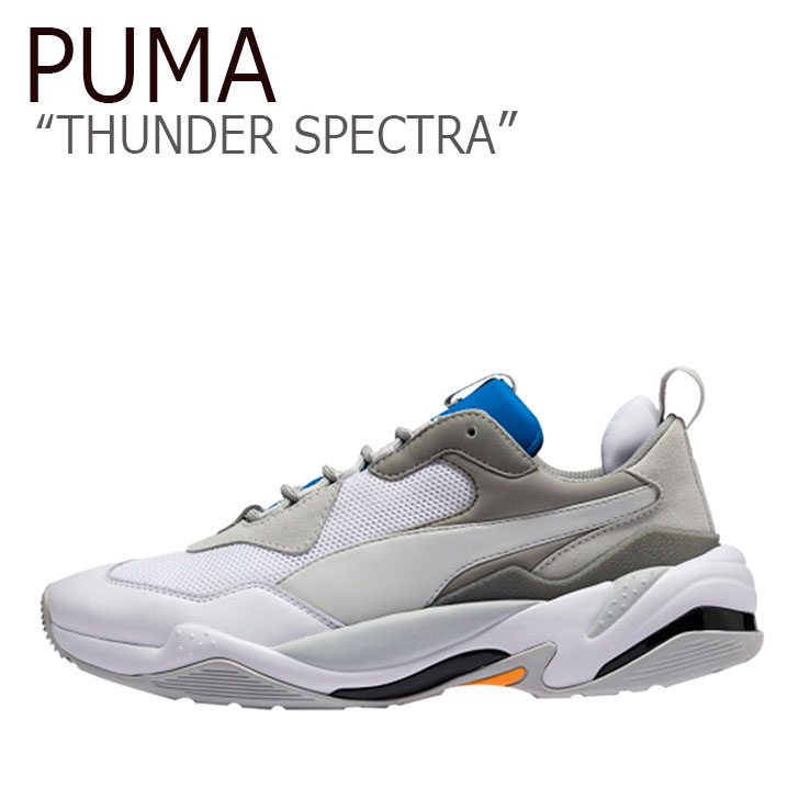 プーマ スニーカー PUMA メンズ レディース THUNDER SPECTRA サンダー スぺクトラ WHITE ホワイト 36751608 PKI3675160 シューズ 【中古】未使用品