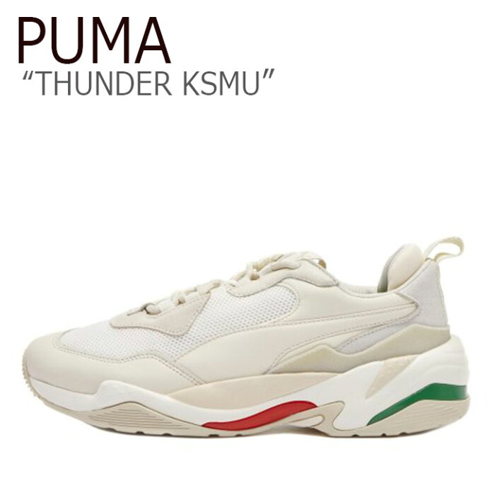 プーマ スニーカー PUMA メンズ レディース THUNDER KSMU サンダー KSMU WHITE ホワイト 36751612 PKI36751612 シューズ 【中古】未使用品