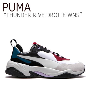 プーマ スニーカー PUMA メンズ レディース THUNDER RIVE DROITE WNS サンダー ライブ ドロイト ウーマン GREY GREEN グレー グリーン 36945202 FLPU9S1W18 シューズ 【中古】未使用品