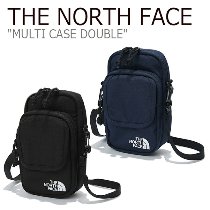 ノースフェイス ミニバッグ THE NORTH FACE メンズ レディース MULTI CASE DOUBLE マルチ ケース ダブル BLACK NAVY ブラック ネイビー NN2PK10A/B バッグ 【中古】未使用品