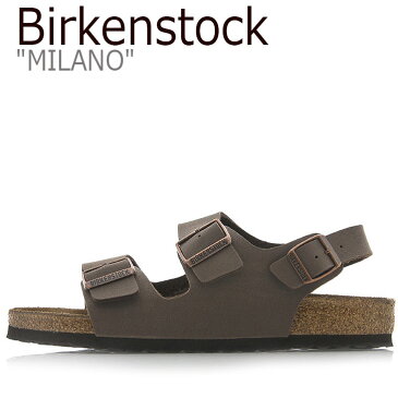 ビルケンシュトック サンダル BIRKENSTOCK メンズ MILANO ミラノ MOCCA モカ 634501 シューズ 【中古】未使用品