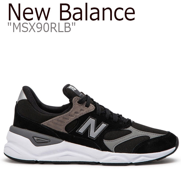 ニューバランス スニーカー NEW BALANCE メンズ レディース new balance X-90 ニューバランスX-90 BLACK ブラック MSX90RLB シューズ 【中古】未使用品