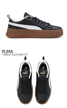 プーマ スニーカー PUMA レディース SMASH PLATFORM VT スマッシュ プラットフォーム VT BLACK ブラック 36692603 シューズ 【中古】未使用品