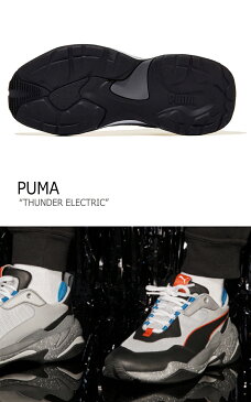 プーマ スニーカー PUMA メンズ レディース THUNDER ELECTRIC サンダーエレクトリック GRAY グレー BLACK ブラック 36799602 PKI36799602 シューズ 【中古】未使用品