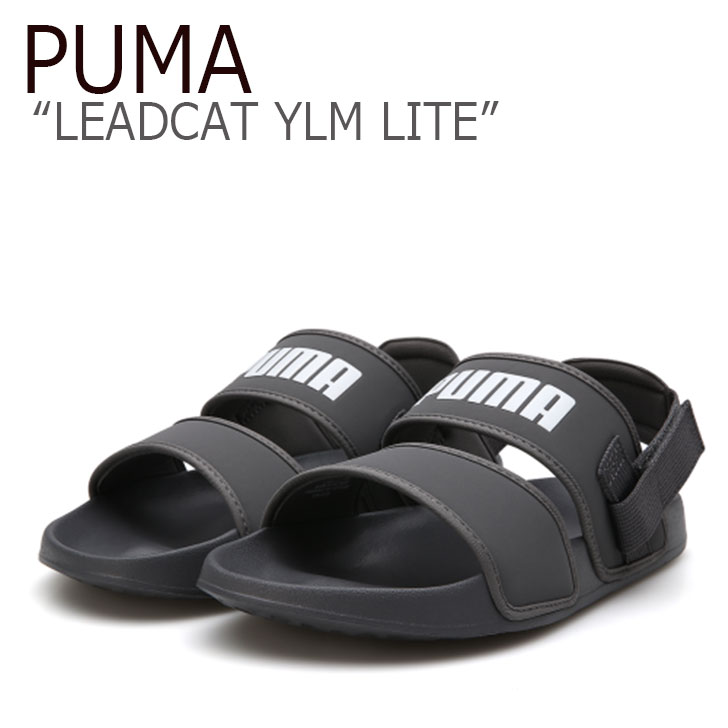 プーマ サンダル PUMA メンズ レディース PUMA×HYUNA LEADCAT YLM LITE リードキャット YLM ライト GREY グレー 37073302 シューズ 【中古】未使用品