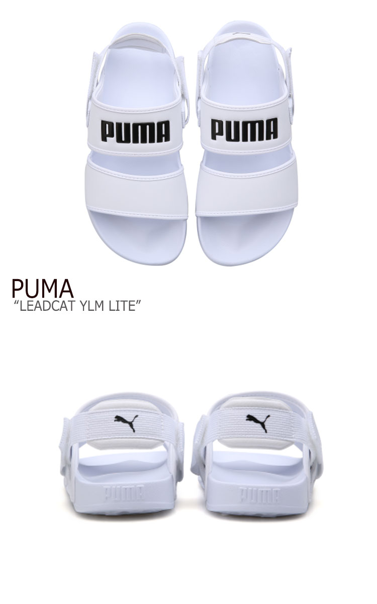 プーマ サンダル PUMA メンズ レディース PUMA×HYUNA LEADCAT YLM LITE リードキャット YLM ライト WHITE ホワイト 37073303 シューズ 【中古】未使用品