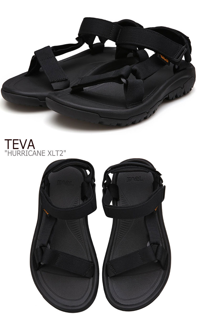 テバ ハリケーン サンダル TEVA レディース HURRICANE XLT2 ハリケーンXLT2 BLACK ブラック 1019235-BLK シューズ