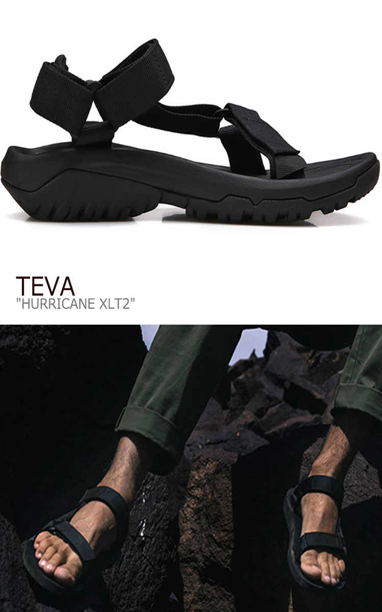 テバ ハリケーン サンダル TEVA レディース HURRICANE XLT2 ハリケーンXLT2 BLACK ブラック 1019235-BLK シューズ