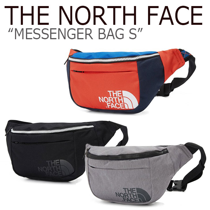 ノースフェイス ウエストポーチ THE NORTH FACE メンズ レディース MESSENGER BAG S メッセンジャー バッグ BLACK MELANGE GREY ORANGE ブラック メランジグレー オレンジ NN2PK51J/K/L バッグ 【中古】未使用品