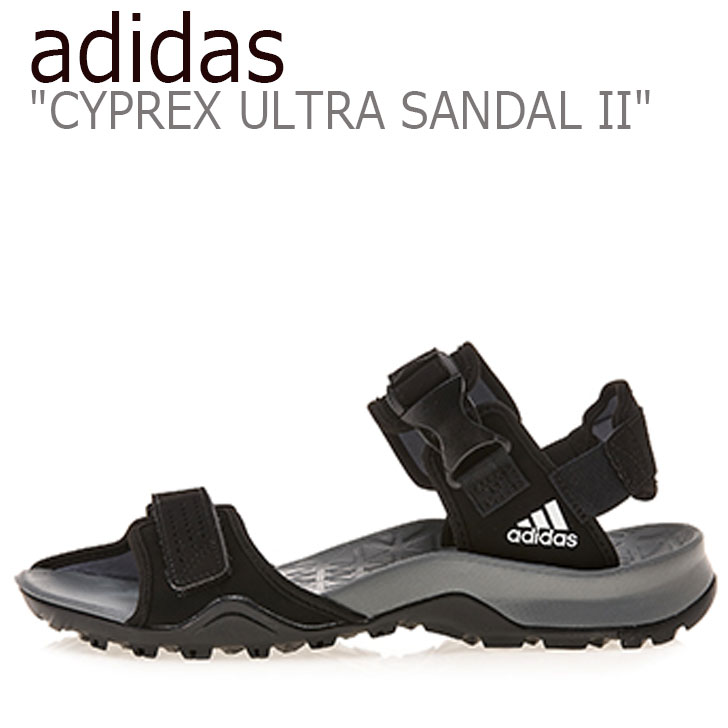 アディダス サンダル adidas メンズ CYPREX ULTRA SANDAL II テレックス サイプレックス ウルトラサンダル2 CORE BLACK コアブラック B44191 シューズ 【中古】未使用品