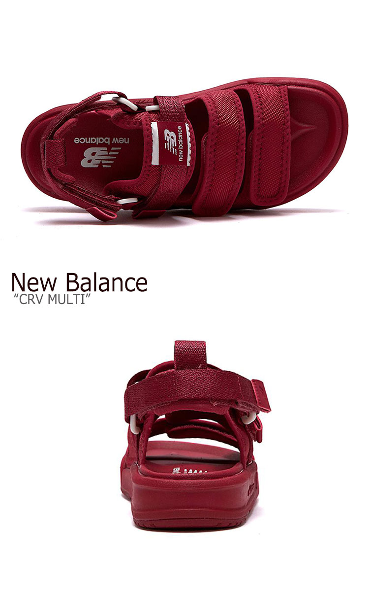 ニューバランス サンダル New Balance メンズ レディース CRV MULTI SD 3205 EDD RED レッド SD3205EDD シューズ 【中古】未使用品