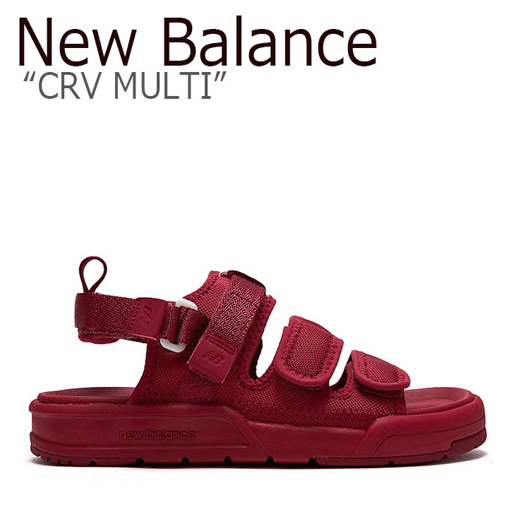 ニューバランス サンダル New Balance メンズ レディース CRV MULTI SD 3205 EDD RED レッド SD3205EDD シューズ 【中古】未使用品