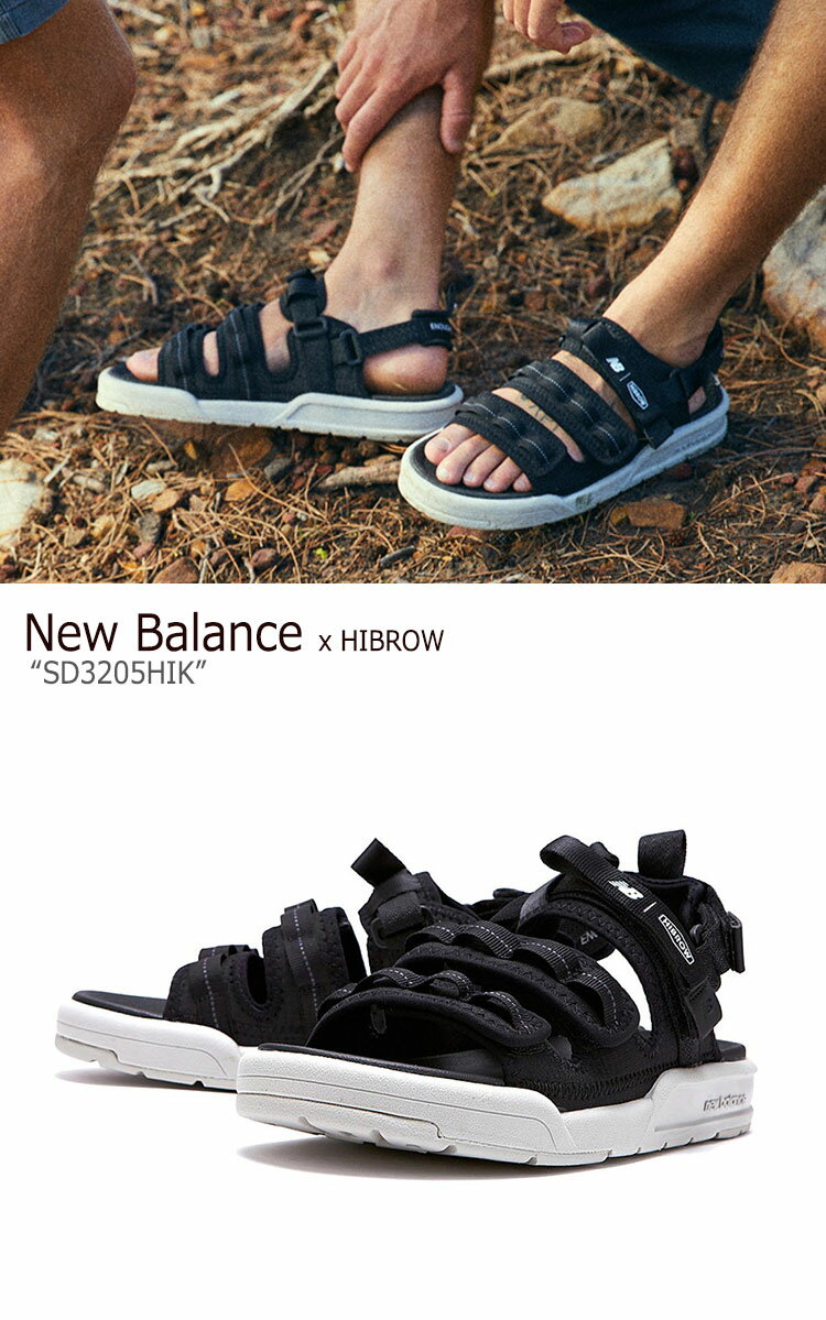 ニューバランス サンダル New Balance x HIBROW コラボ メンズ レディース SD 320 5HIK BLACK ブラック SD3205HIK シューズ 【中古】未使用品