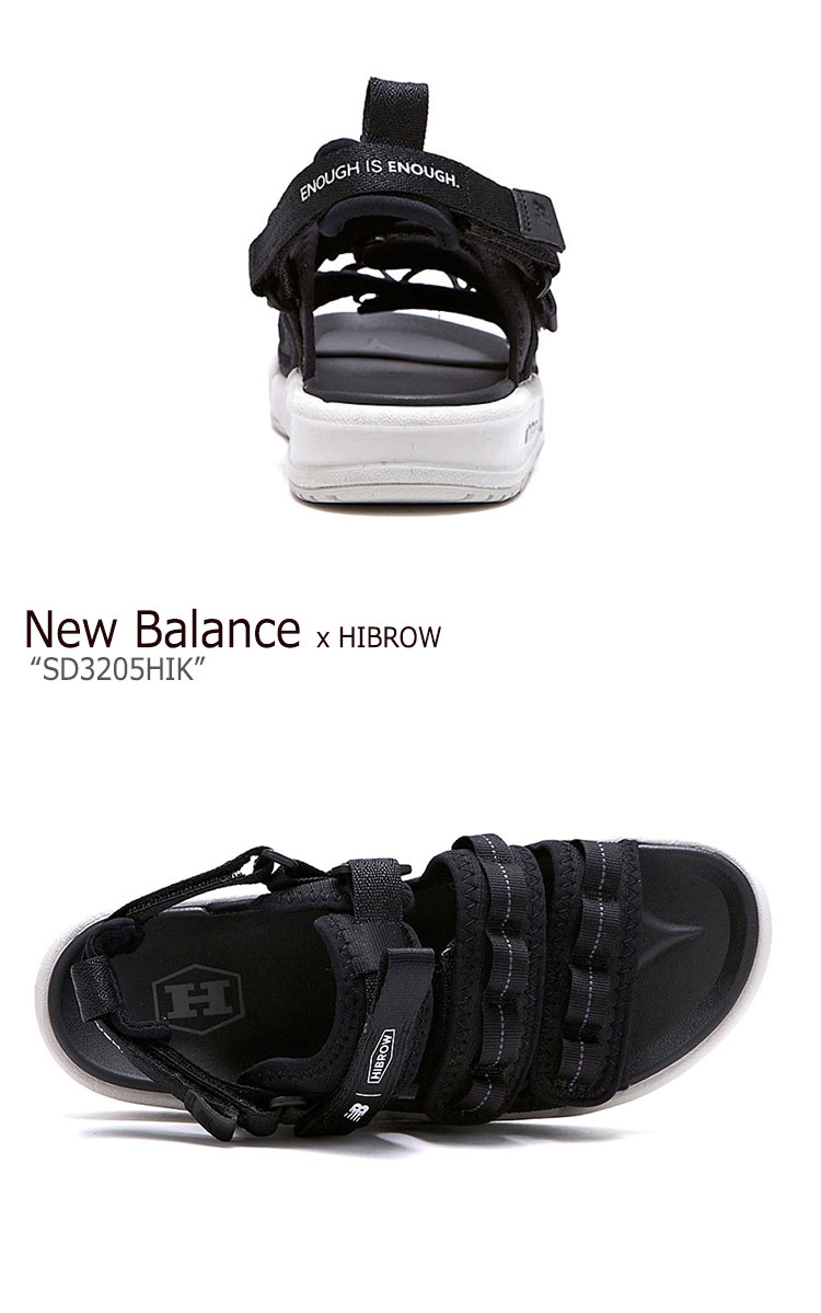 ニューバランス サンダル New Balance x HIBROW コラボ メンズ レディース SD 320 5HIK BLACK ブラック SD3205HIK シューズ 【中古】未使用品
