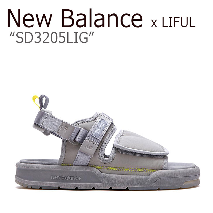 ニューバランス サンダル New Balance x LIFUL ライフル コラボ メンズ レディース SD 3205 LIG GRAY グレー SD3205LIG シューズ 【中古】未使用品