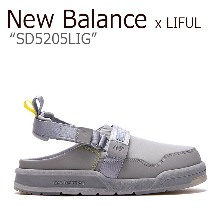 ニューバランス サンダル New Balance x LIFUL ライフル コラボ メンズ レディース SD 5205 LIG GRAY グレー SD5205LIG シューズ 【中古】未使用品