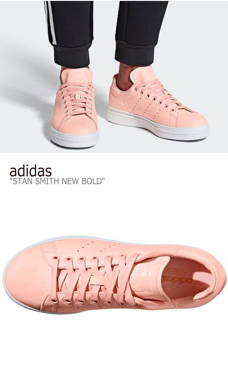 アディダス スタンスミス スニーカー adidas レディース STAN SMITH NEW BOLD スタン スミス ニュー ボールド CLEAR ORANGE クリアーオレンジ B37361 シューズ 【中古】未使用品