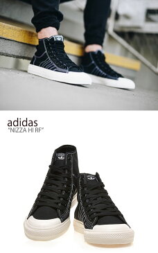 アディダス スニーカー ADIDAS メンズ レディース NIZZA HI RF ニッツァ ハイ RF BLACK WHITE ブラック ホワイト F34057 シューズ 【中古】未使用品