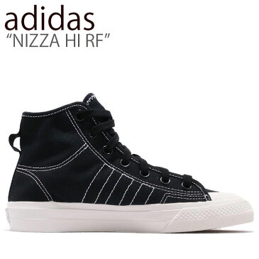 アディダス スニーカー ADIDAS メンズ レディース NIZZA HI RF ニッツァ ハイ RF BLACK WHITE ブラック ホワイト F34057 シューズ 【中古】未使用品