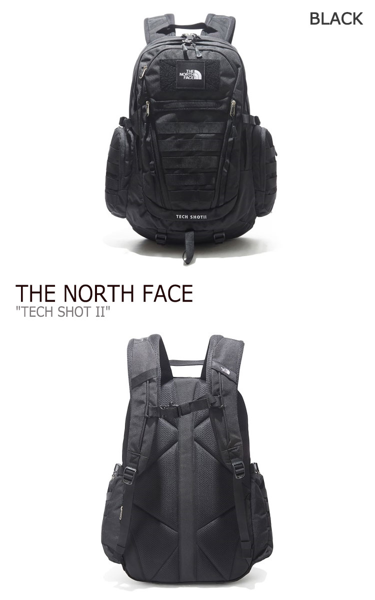 ノースフェイス バックパック THE NORTH FACE メンズ レディース TECH SHOT II テック ショット II DARK GRAY グレー BLACK ブラック NM2DL00A/B バッグ 【中古】未使用品