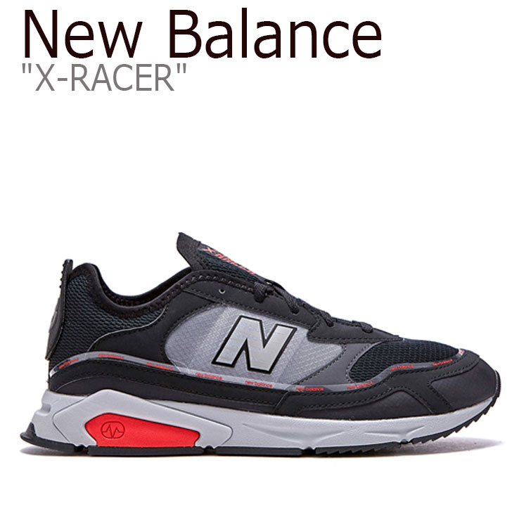 ニューバランス スニーカー New Balance メンズ レディース X-RACER X-レーサー BLACK ブラック MSXRCHTW FLNB9F4U09 NBPD9B012B シューズ 【中古】未使用品